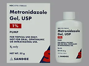 metronidazole 1 % topical gel with pump