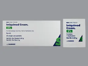 imiquimod 5 % topical cream packet