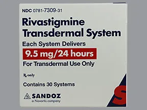 rivastigmine 9.5 mg/24 hour transdermal patch