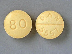 propranolol 80 mg tablet