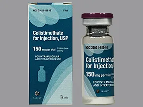colistin (colistimethate sodium) 150 mg solution for injection