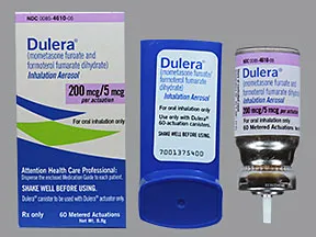 Dulera 200 mcg-5 mcg/actuation HFA aerosol inhaler