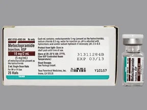 metoclopramide 5 mg/mL injection solution