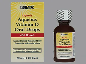 cholecalciferol (vitamin D3) 10 mcg/mL (400 unit/mL) oral drops