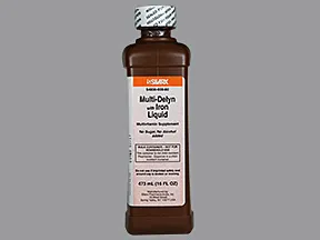 Multi-Delyn with Iron 10 mg iron/5 mL oral liquid