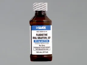 fluoxetine 20 mg/5 mL (4 mg/mL) oral solution