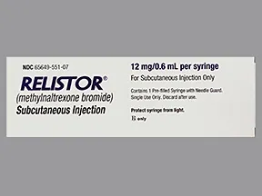 Relistor 12 mg/0.6 mL subcutaneous syringe