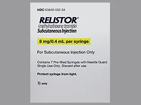 Relistor 8 mg/0.4 mL subcutaneous syringe