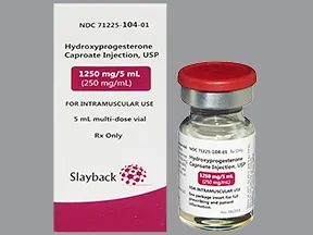 hydroxyprogesterone caproate (pregnancy preserving) 250 mg/mL IM oil