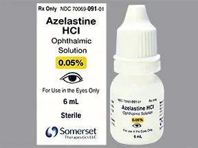 azelastine 0.05 % eye drops
