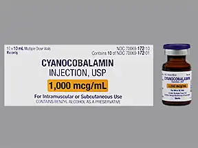 klink Oxide paars Cyanocobalamin (Vit B-12) Injection: Uses, Side Effects, Interactions,  Pictures, Warnings & Dosing - WebMD