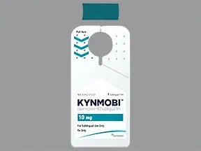 Kynmobi 10 mg sublingual film