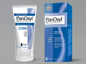 Panoxyl 10 % topical cleanser