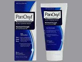 Panoxyl 10 % topical cleanser