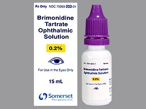 brimonidine 0.2 % eye drops