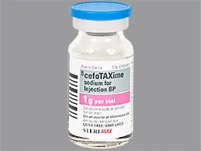 cefotaxime 1 gram solution for injection