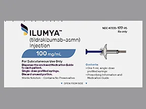 Ilumya 100 mg/mL subcutaneous syringe
