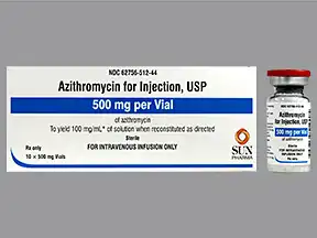 Azithromycin 500 mg iv