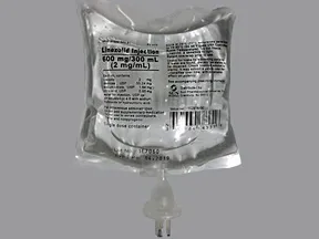 linezolid in 5% dextrose in water 600 mg/300 mL intravenous piggyback