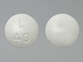 Latuda 40 mg tablet