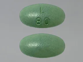 Latuda 80 mg tablet