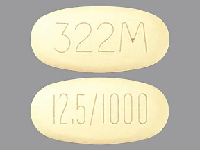 alogliptin 12.5 mg-metformin 1,000 mg tablet