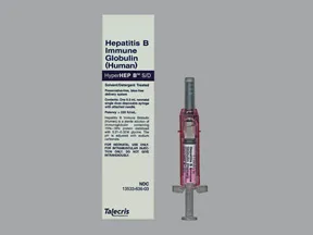 HyperHEP B Neonatal 110 unit/0.5 mL intramuscular syringe