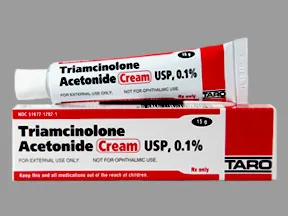 triamcinolone acetonide 0.1 % topical cream