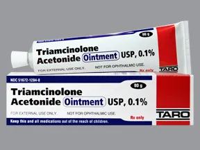 triamcinolone acetonide 0.1 % topical ointment