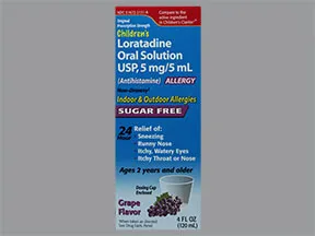 loratadine 5 mg/5 mL oral solution
