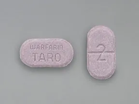 warfarin 2 mg tablet