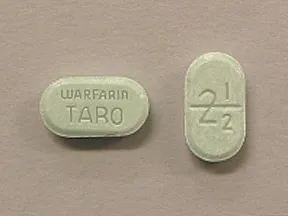 warfarin 2.5 mg tablet