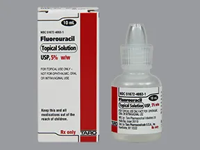 fluorouracil 5 % topical solution
