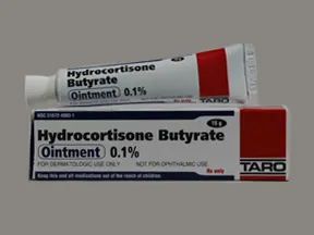 hydrocortisone butyrate 0.1 % topical ointment