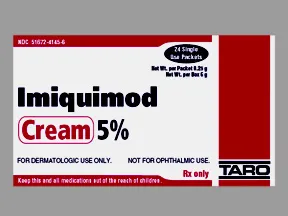 imiquimod 5 % topical cream packet