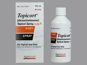 Topicort 0.25 % topical spray
