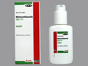 metronidazole 1 % topical gel with pump