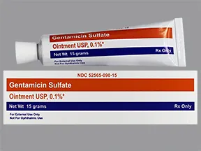 gentamicin 0.1 % topical ointment