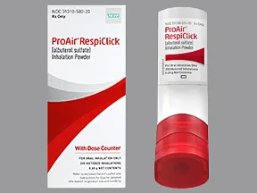 ProAir RespiClick 90 mcg/actuation breath activated