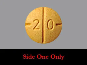 This medicine is a peach, round, multi-scored, tablet imprinted with "2 0" and "dp".