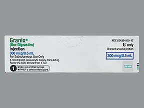 Granix 300 mcg/0.5 mL subcutaneous syringe