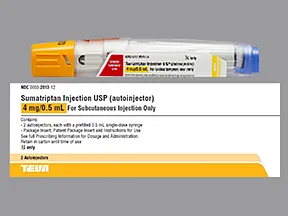 sumatriptan 4 mg/0.5 mL subcutaneous pen injector