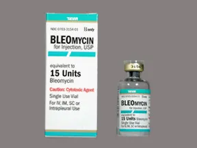 bleomycin 15 unit solution for injection