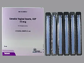 estradiol 10 mcg vaginal tablet