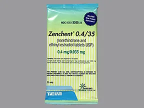 Zenchent (28) 0.4 mg-35 mcg tablet