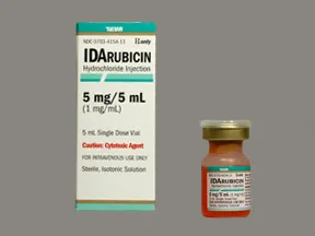 idarubicin 1 mg/mL intravenous solution