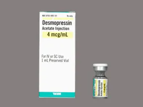 desmopressin 4 mcg/mL injection solution