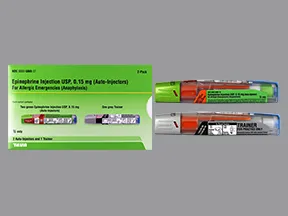 epinephrine (Jr) 0.15 mg/0.3 mL injection,auto-injector