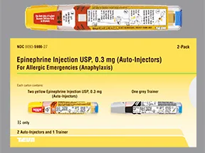 epinephrine 0.3 mg/0.3 mL injection, auto-injector