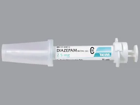 Diazepam 10 mg suppository compounds